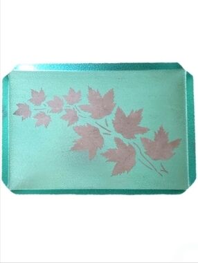 1950s OOAK Anodized Aluminum Serving Tray - T.E. Wright (Alcan) Rare Provenance